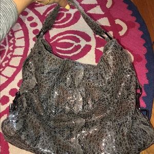 Snakeskin Rebecca Minkoff tote purse